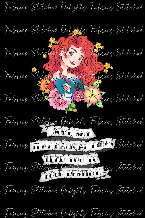 Princess Tattoos Merida Blanket Panels