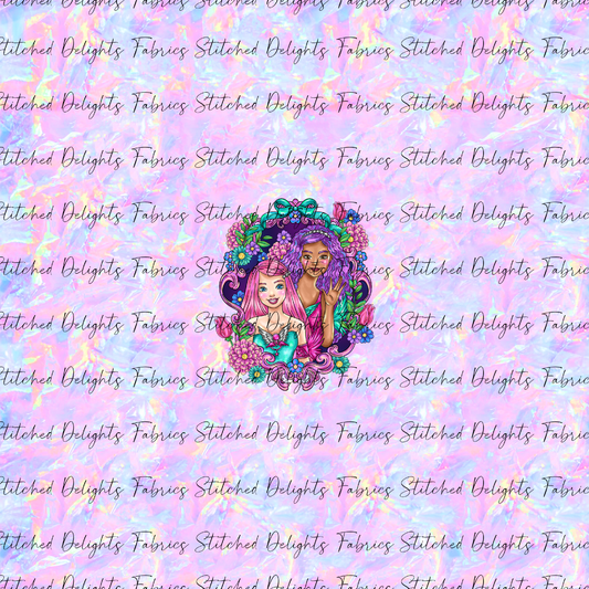 Barbie's Magical Touch Malibu & Brooklyn Pink Gem Panel