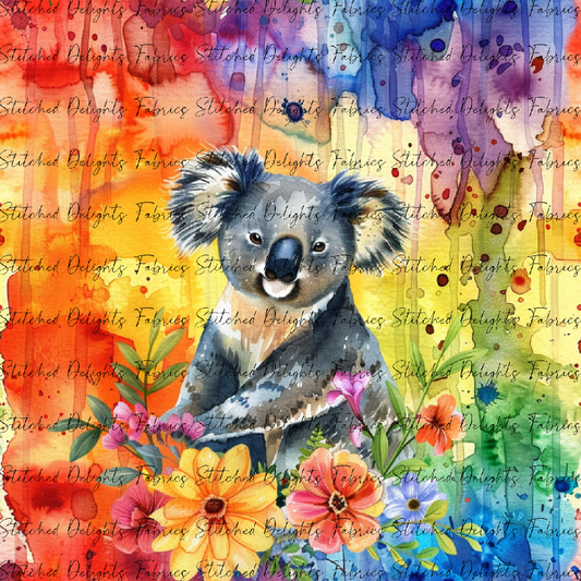 Floral Animals Koala 3