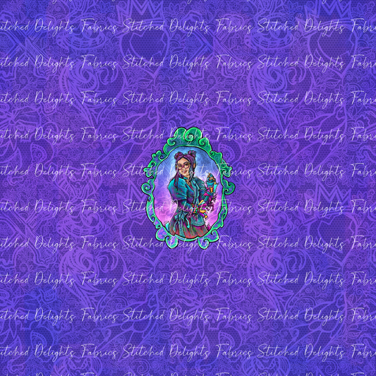 Descendants Purple Dizzy Portrait Panel