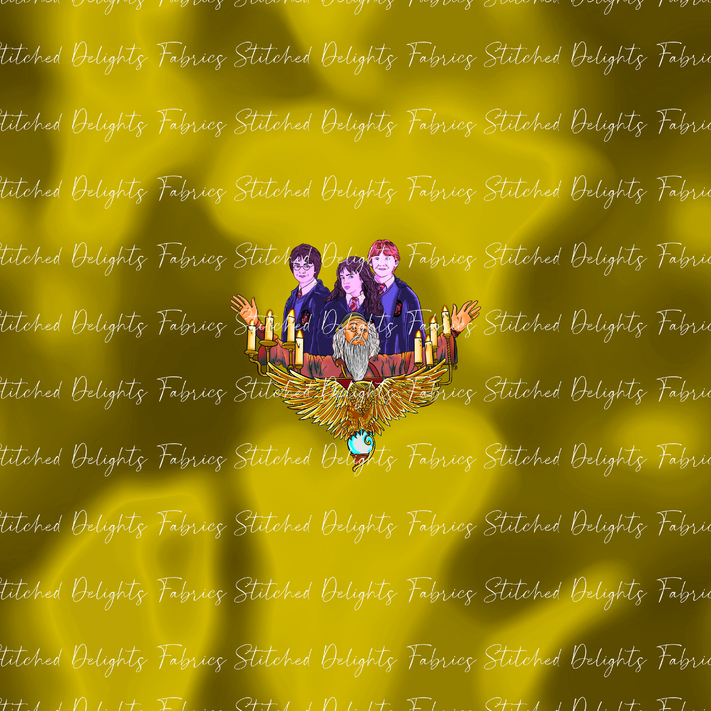 Arry Potta Headmaster & Trio Gold Flames Panel