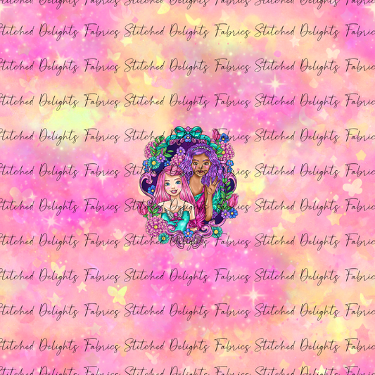 Barbie's Magical Touch Malibu & Brooklyn Pink Sky Panel