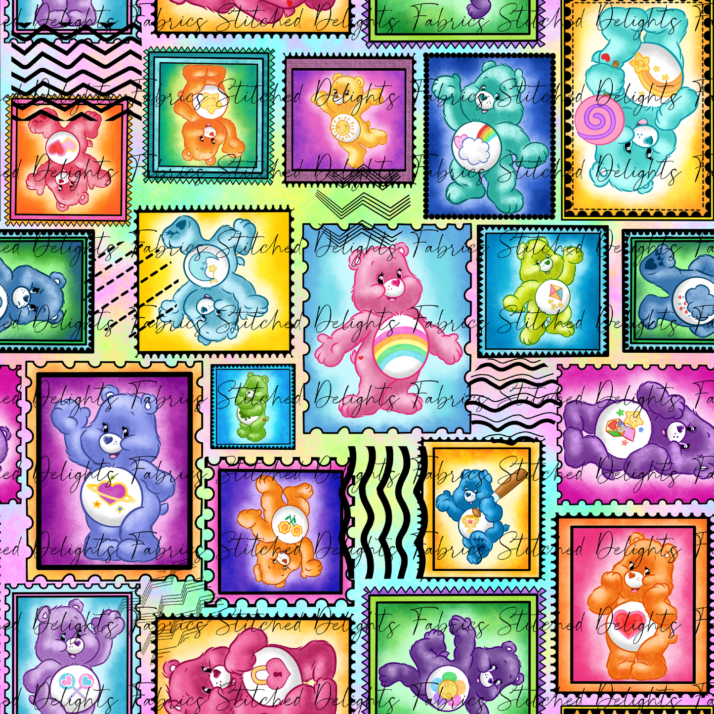 Care Bear Stamps Holographic