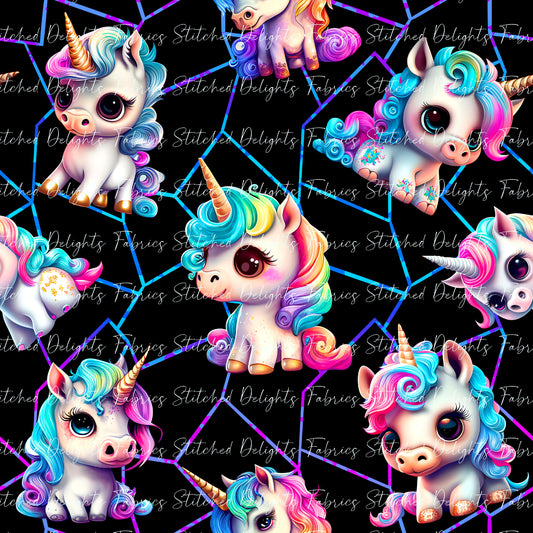 Sassy Unicorns Black