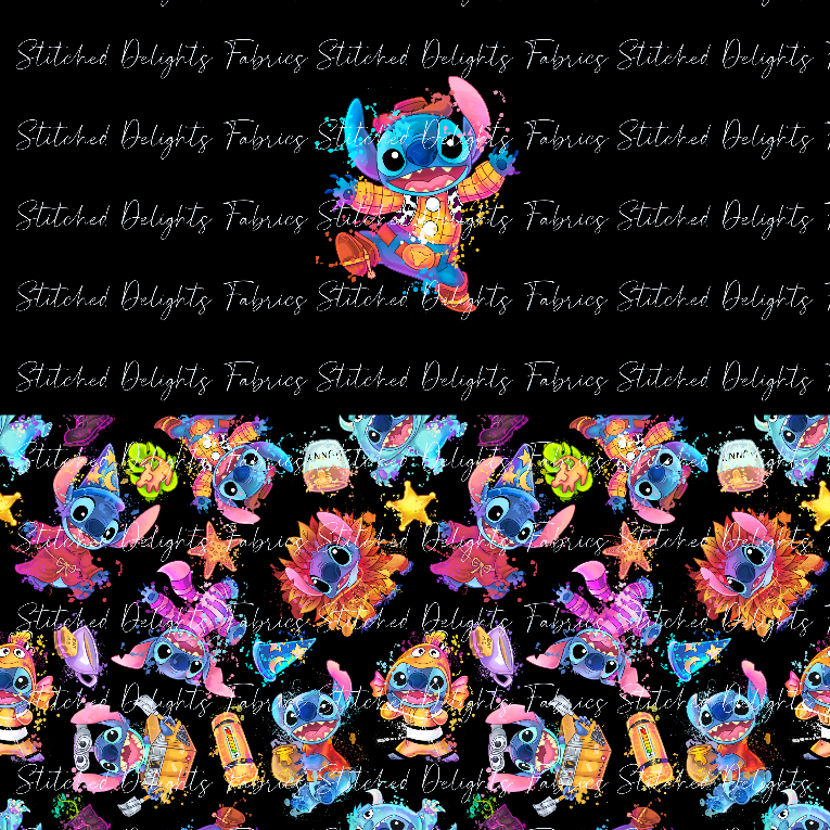 Stitch Cosplay Toy Sherriff Undie Panel