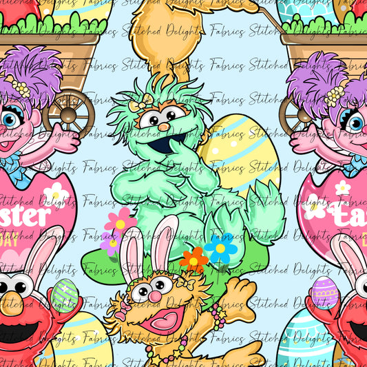 Sesame St Easter Baby Blue