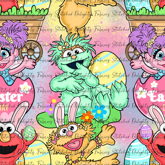 Sesame St Easter Pastel Rainbow