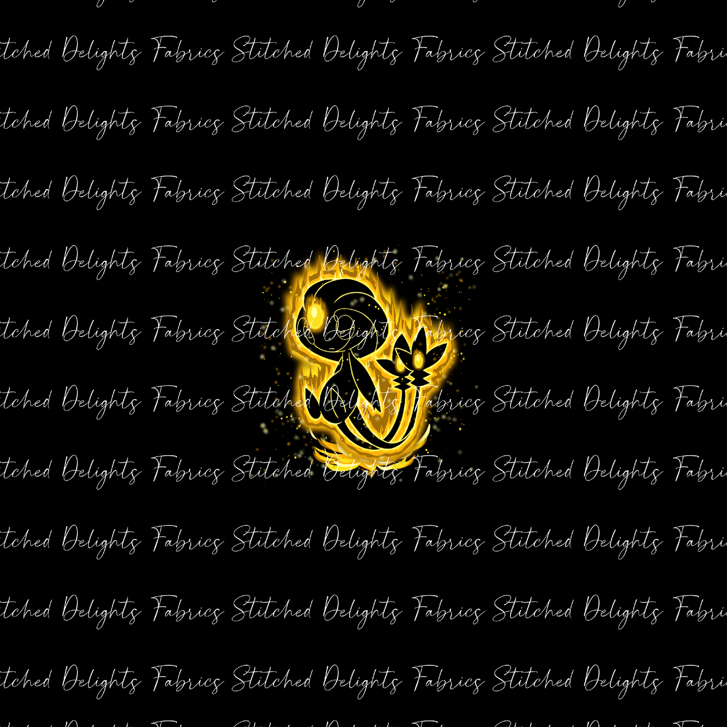 Poke Silhouettes Uxie Panel