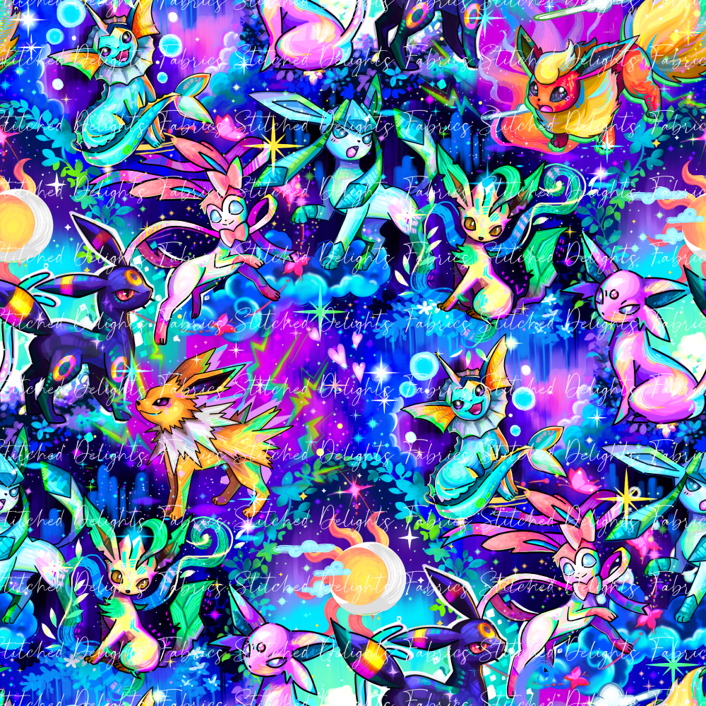 Pocket Monsters Eeveelutions 1