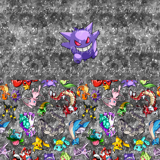 Playing Poke Gengar B&W Galaxy Undie Panel