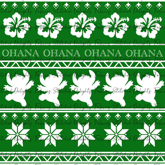 Ohana Ugly Sweater Green