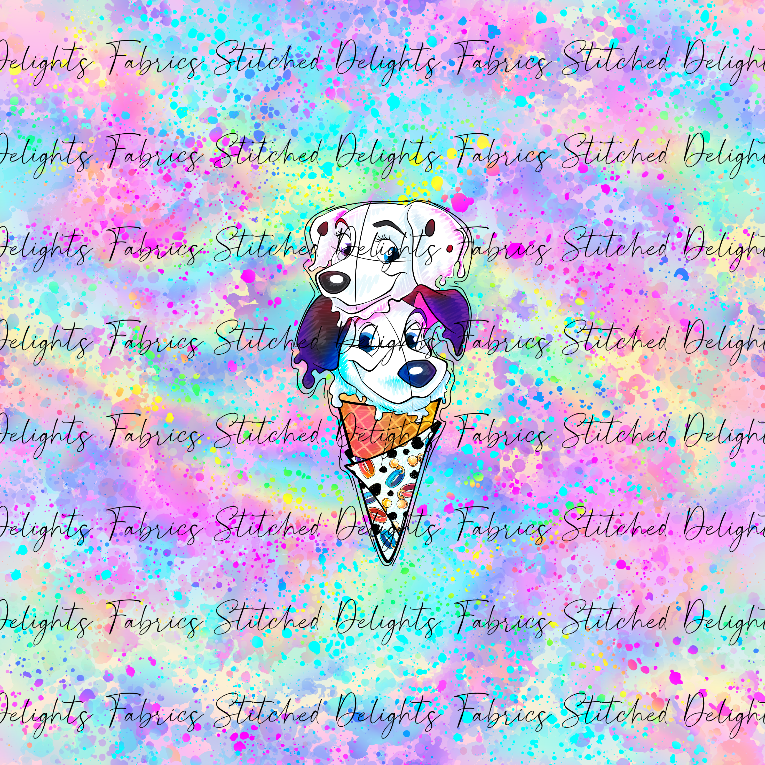 Spotty Dogs Icecream Panel