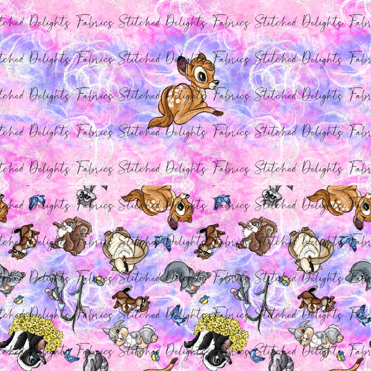 Bambi Pink Purple Undie Panel