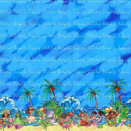 Moana 2 Whistling Wind Border Print