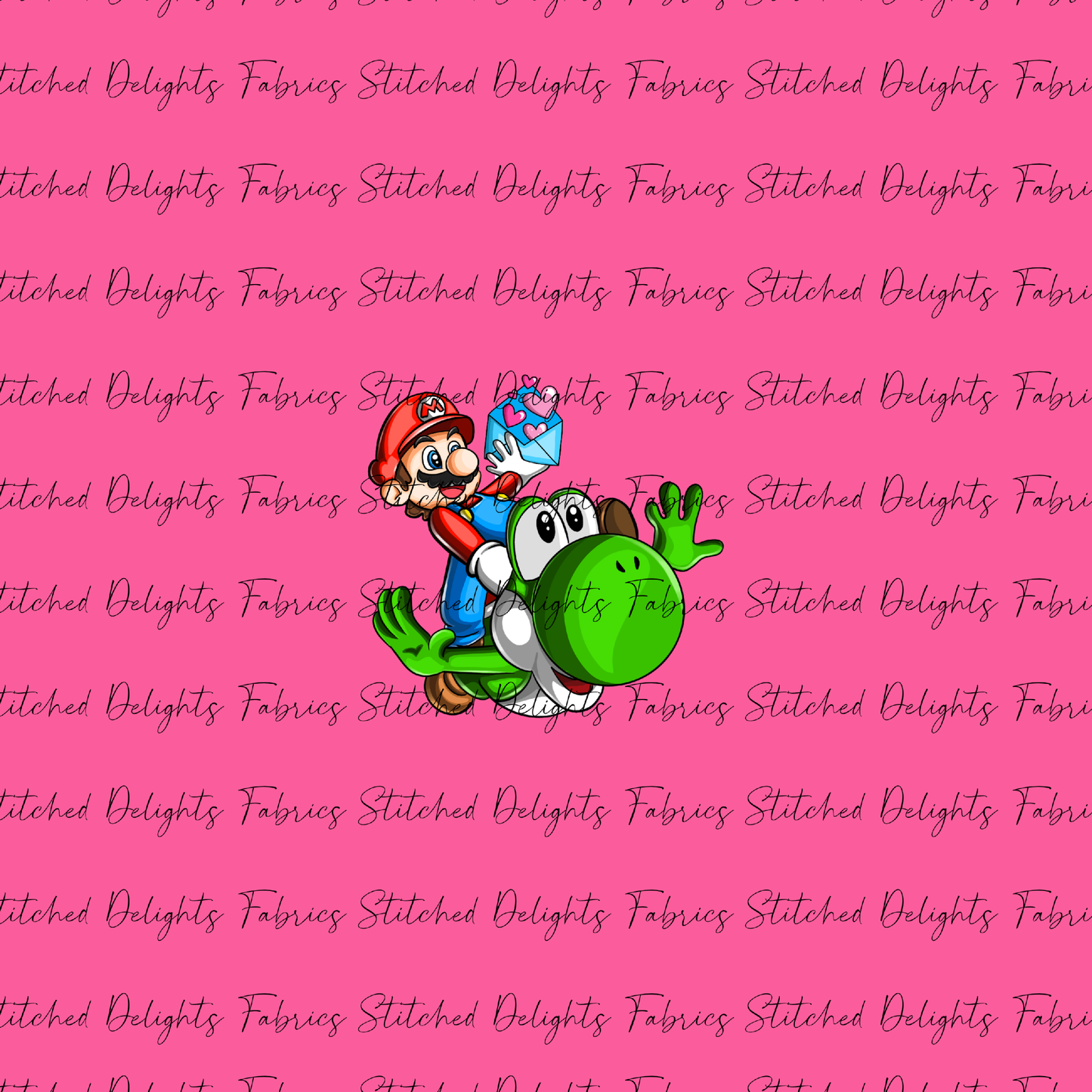 Peach & Mario Love Yoshi Panel