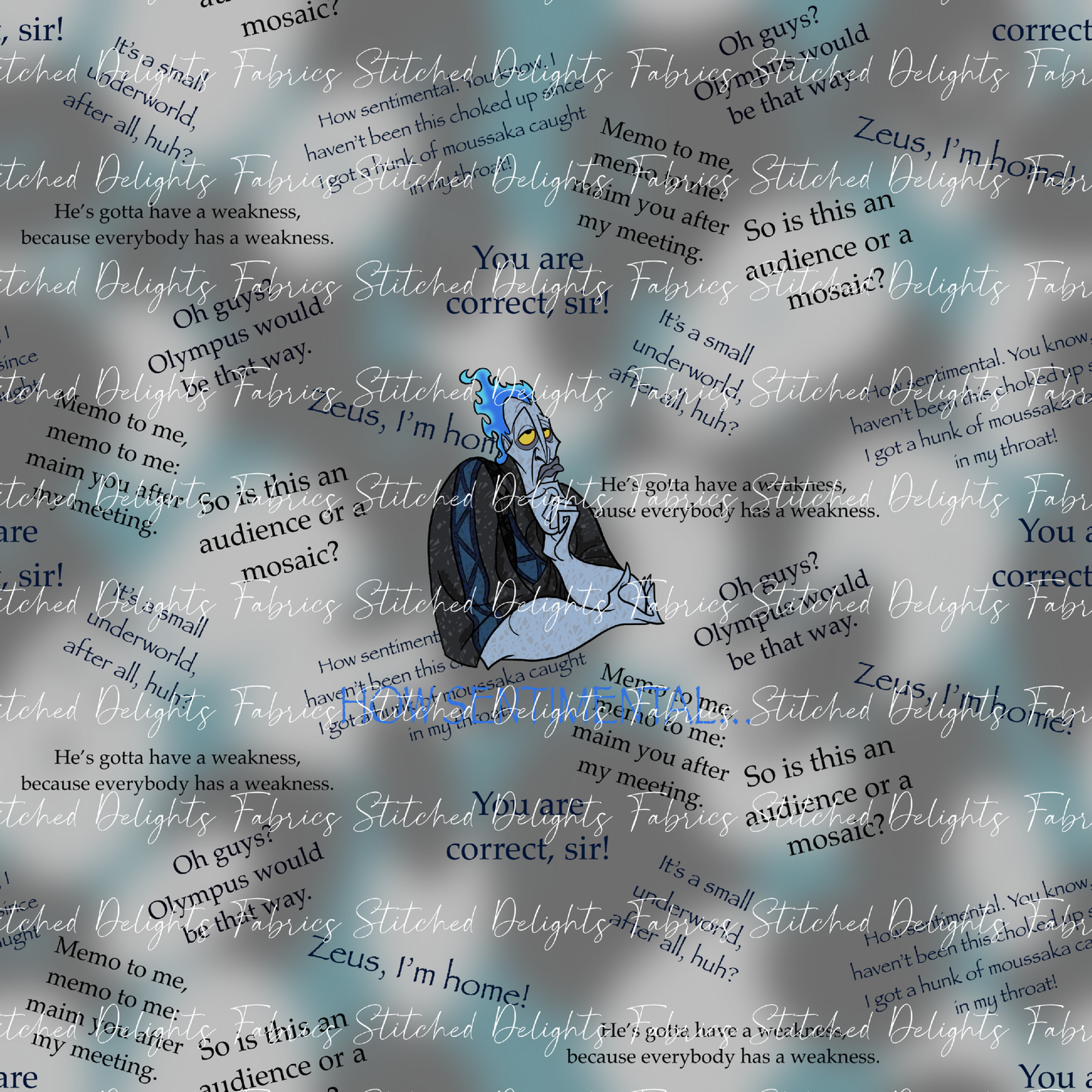 Hades Sentimental Grey Panel