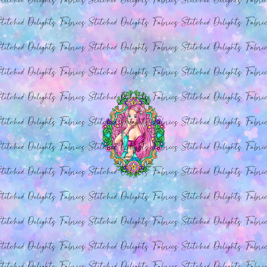 Barbie's Magical Touch Malibu Barbie Green Sky Panel