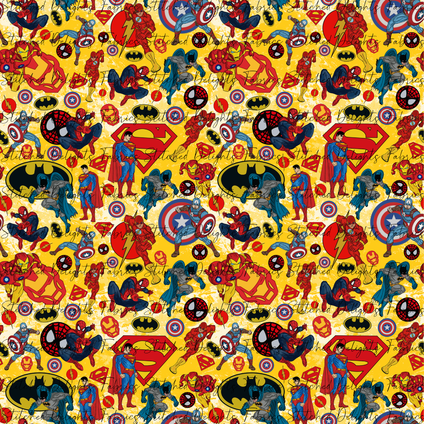 Superheroes Yellow