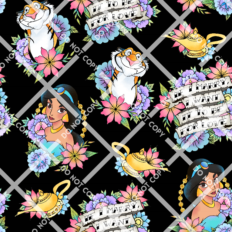 Princess Tattoos Jasmine Banner