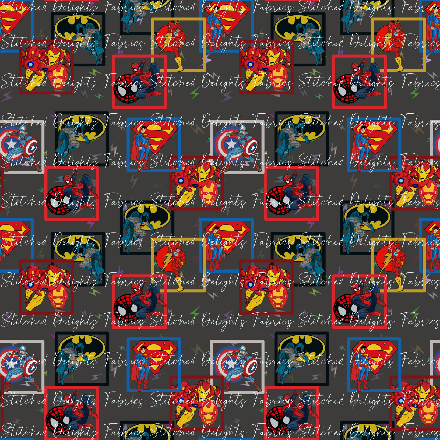 Superheroes Dark Grey