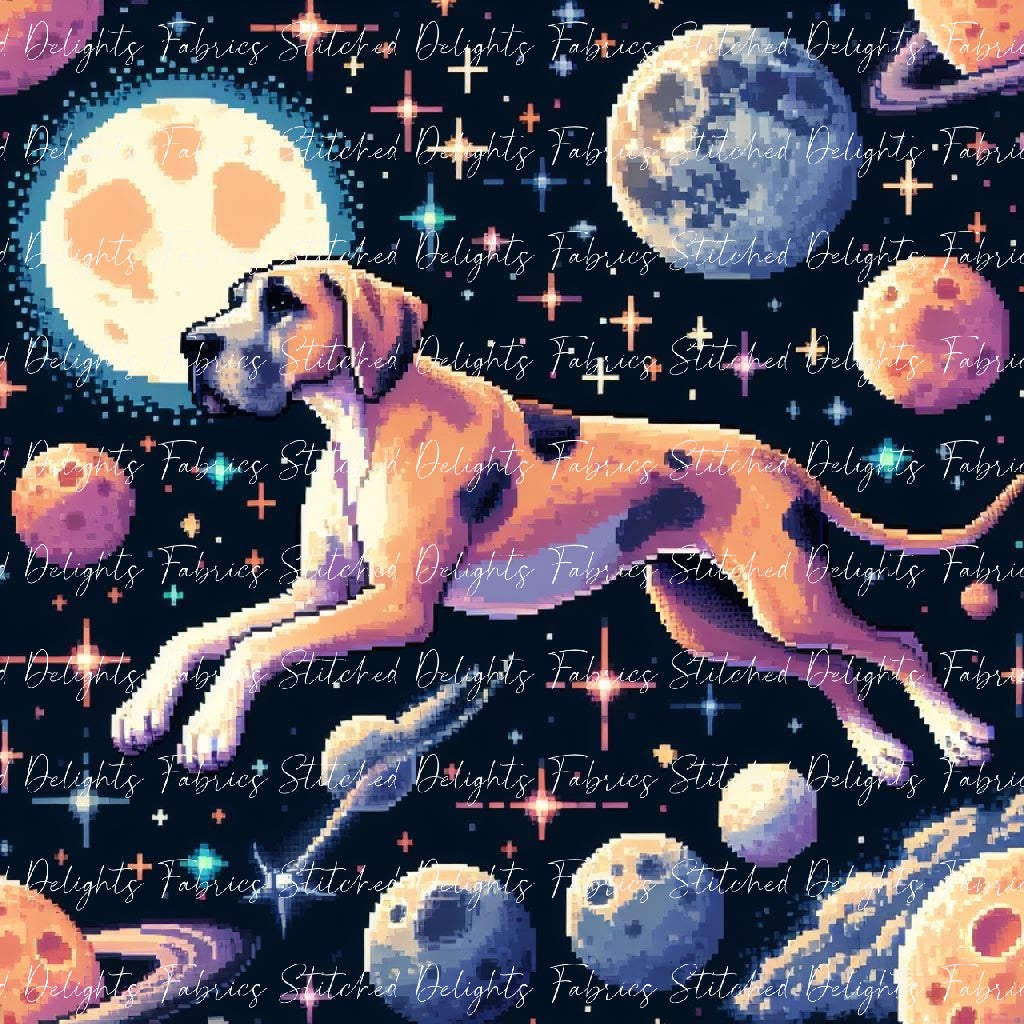 Bull Mastiff In Space