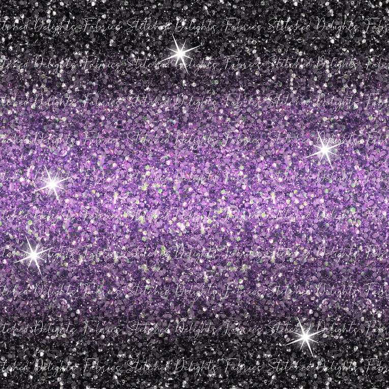 Light Purple Black Ombre Glitter