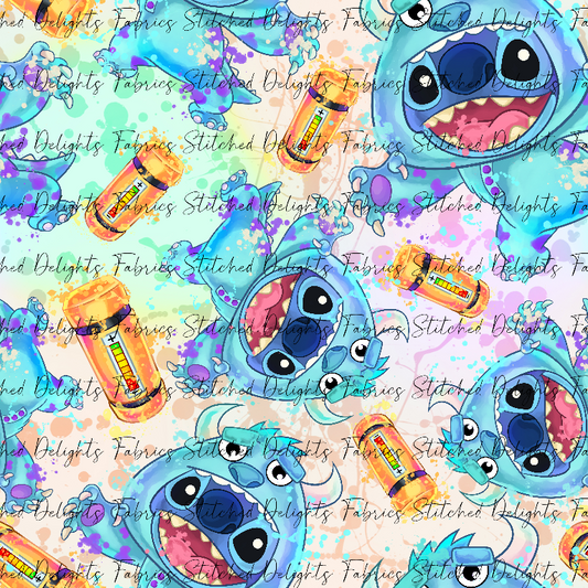 Stitch Cosplay Monster Screams Rainbow