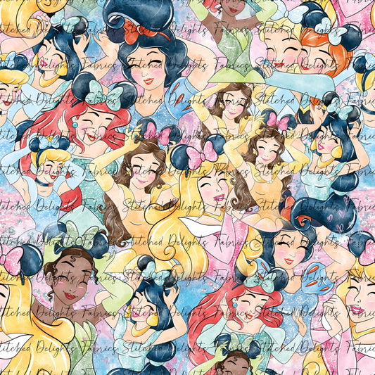 Stacked Princesses with Ears