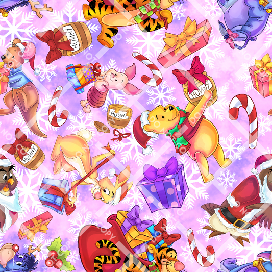 Winter Wonderland Friends Pink