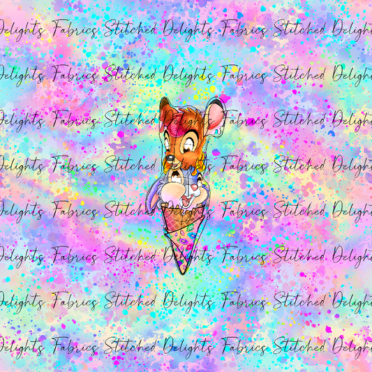 Deer Friends Icecream Panel