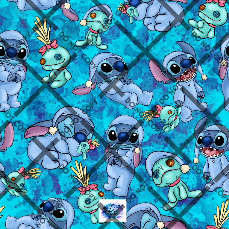 Sleepytime Stitch Blue