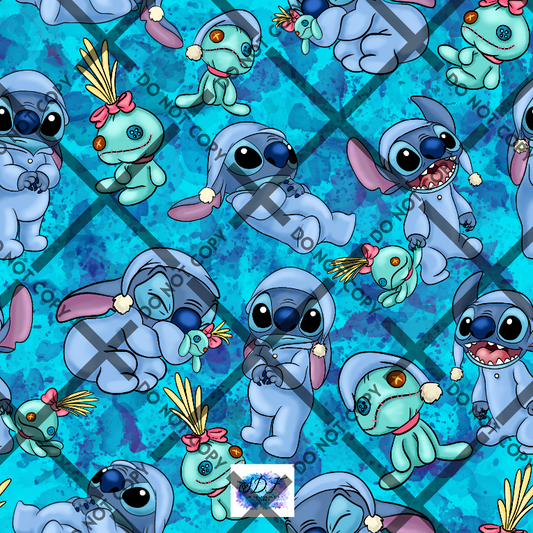 Sleepytime Stitch Blue