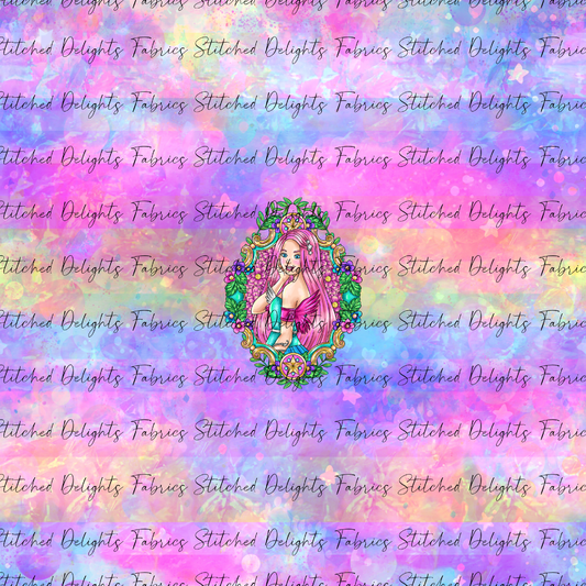 Barbie's Magical Touch Malibu Barbie Rainbow Dreams Panel