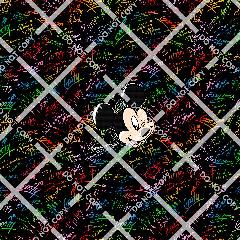 Mickey Autographs Panel