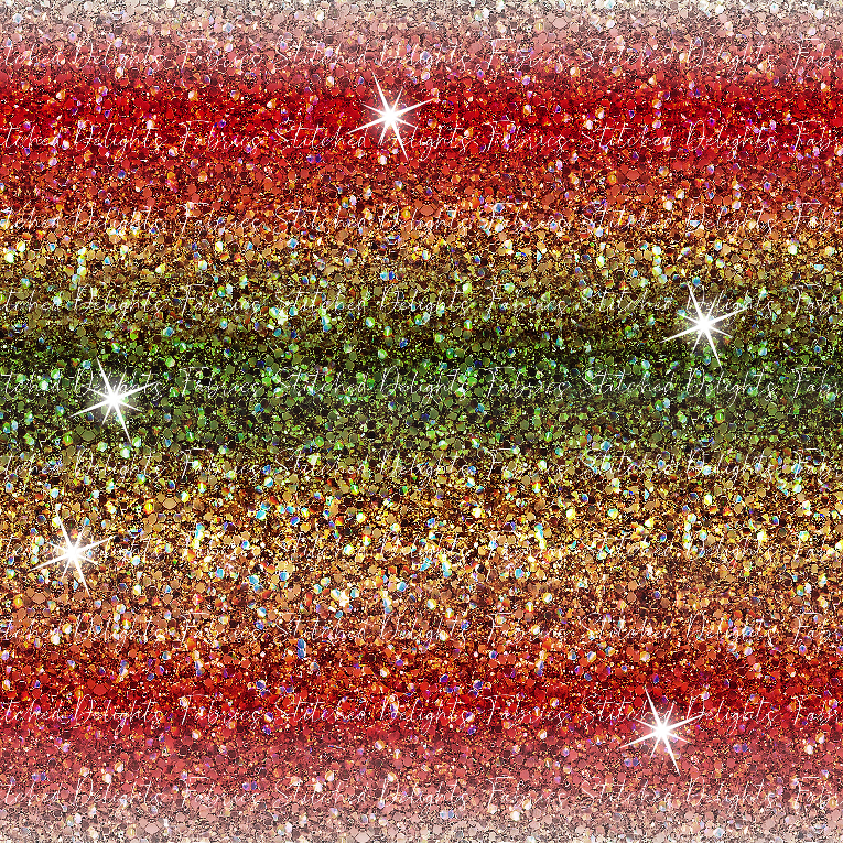 Christmas Ombre Glitter