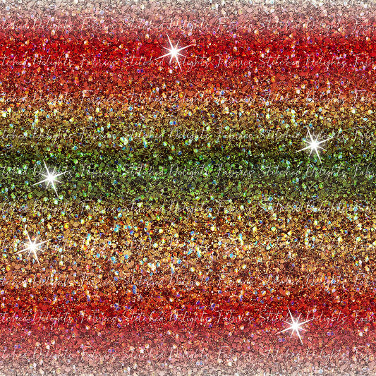 Christmas Ombre Glitter