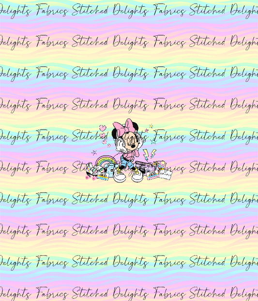 Retro Minnie Things Panel