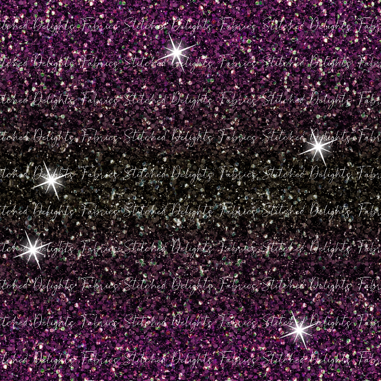 Purple Black Ombre Glitter