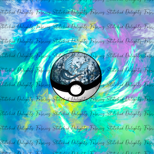 Poke Ball Habitats Articuno Swirls Panel