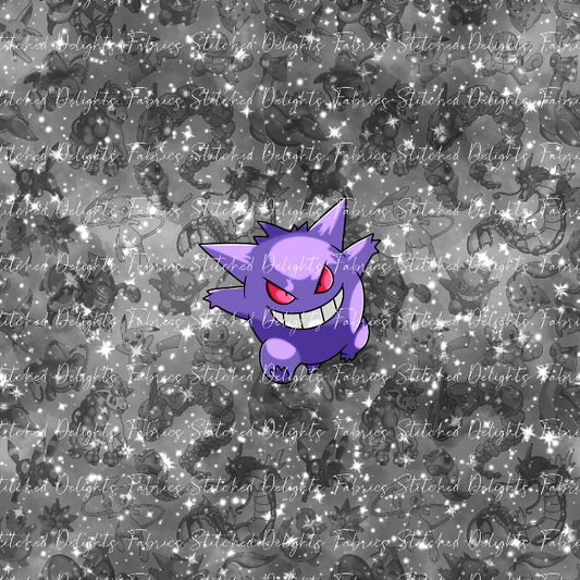 Playing Poke B&W Galaxy Gengar Panel