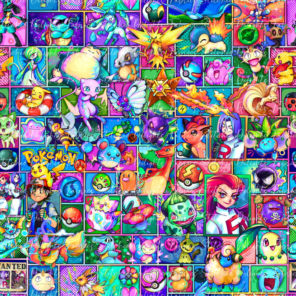 Pocket Monsters Stacked 1