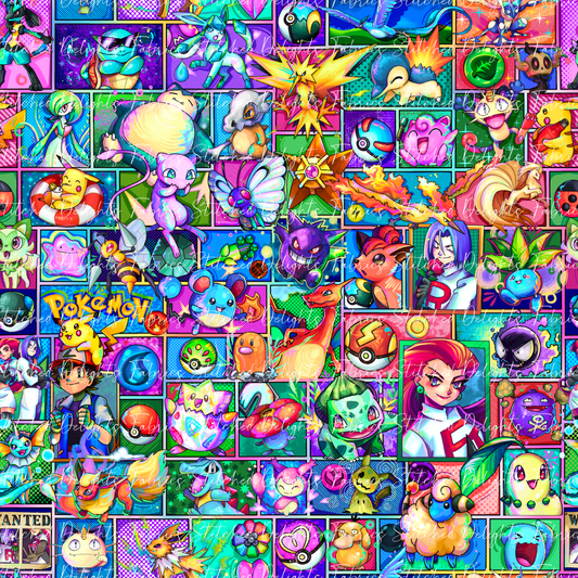 Pocket Monsters Stacked 1