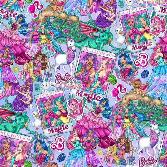 Barbie's Magical Touch Polaroids Green Sky