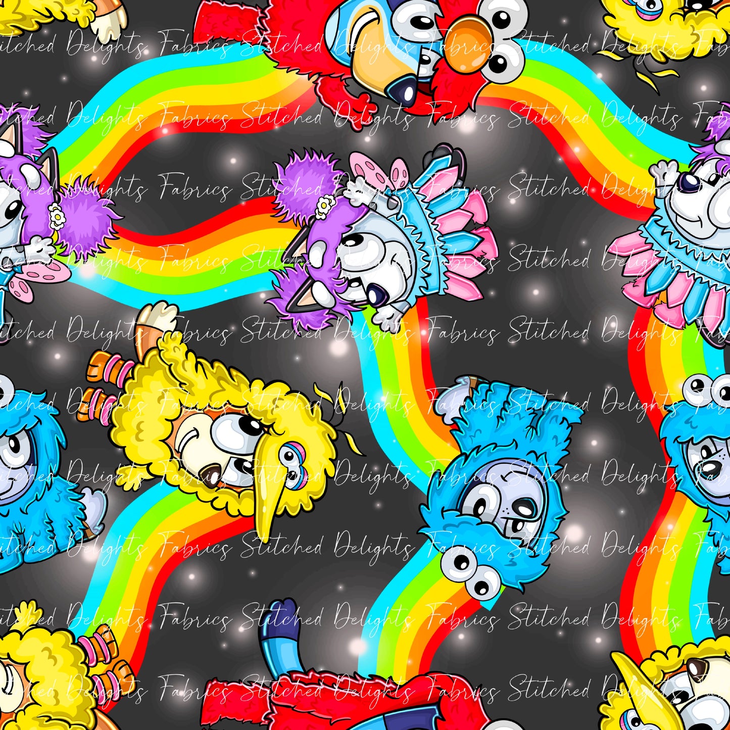 Monster Street Dress Ups Rainbow