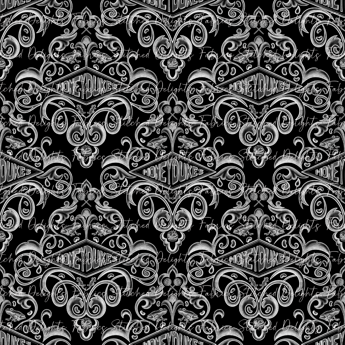 HP Damask Honeydukes Black