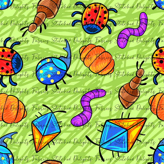 Bugs & Beetles Swirls