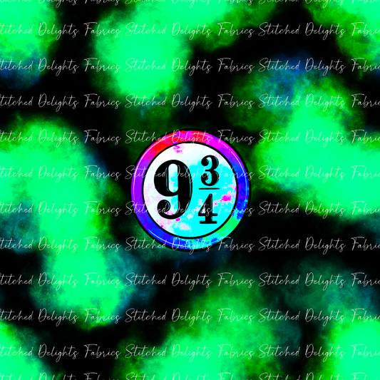 Arry Potta 9 3/4 Green Flames Panel
