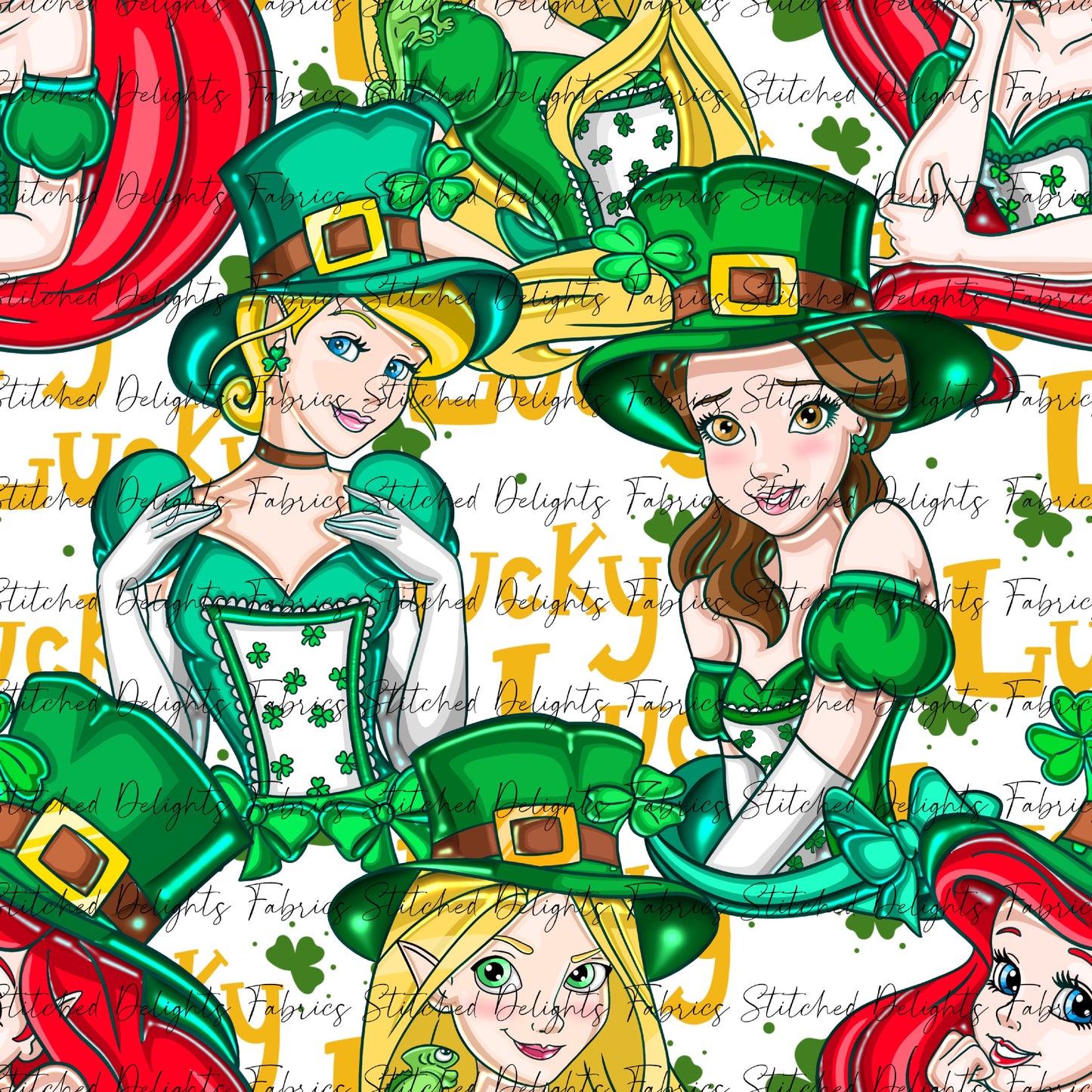 St Patricks Princesses White Lucky