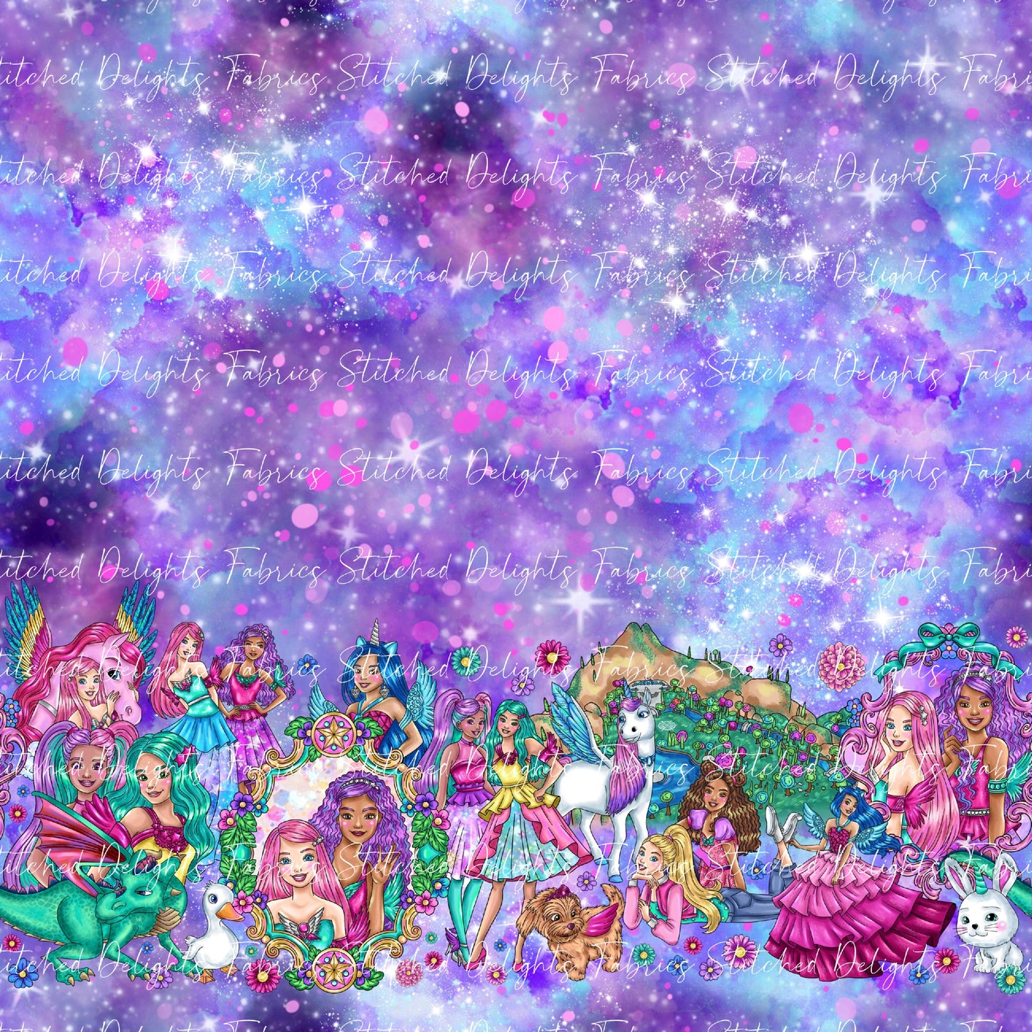 Barbie's Magical Touch Border Mystic Sky