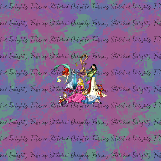 Princess Heels Dark Paint Splats Princesses & Sidekicks Panel